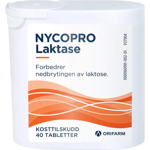 Nycopro Laktase Pocket Tabletter 40 stk