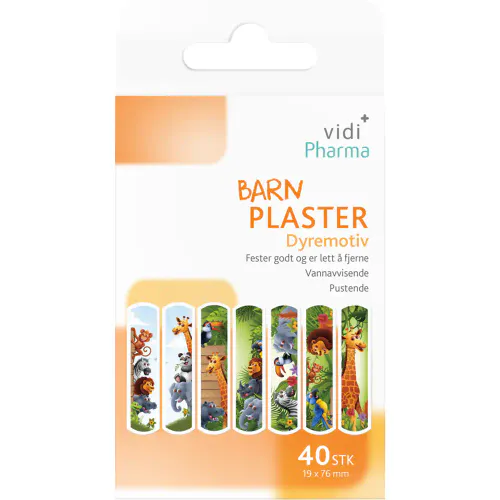 Vidi Pharma Barneplaster Dyremotiv 40 stk