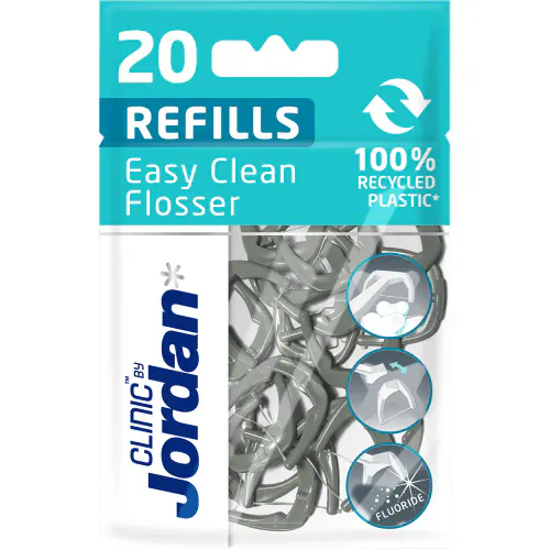 Jordan Clinic Easy Clean Tanntråd Refill 20 stk