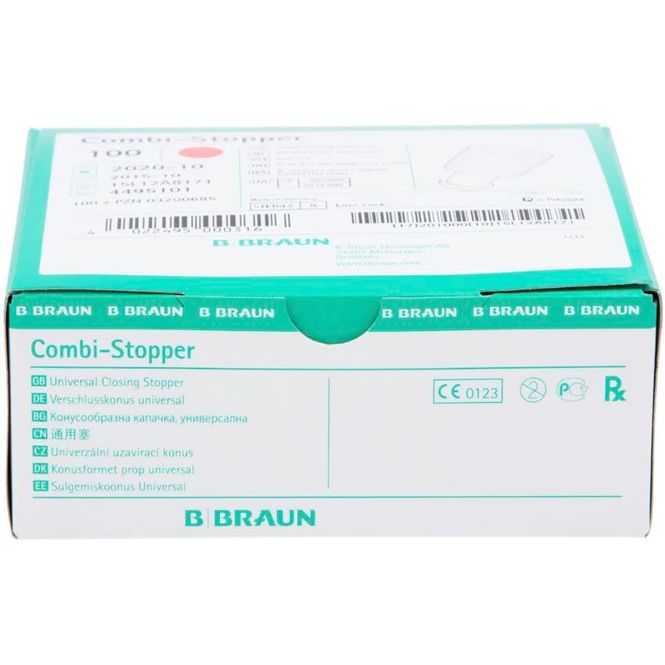 Hovedbilde B. Braun Kombistopper Lukkepropp Luer/Lock 100 stk