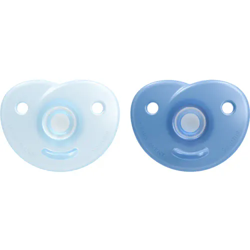 Avent Soothie Heart 0-6m Blå 2 stk