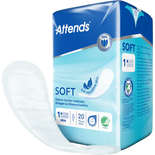 Attends Soft 1 Mini Pads 20 stk