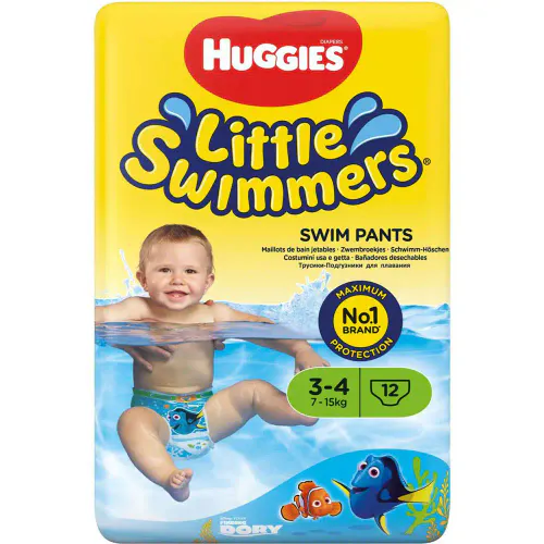 Little Swimmers Svømmebleier 7-15 kg 12 stk